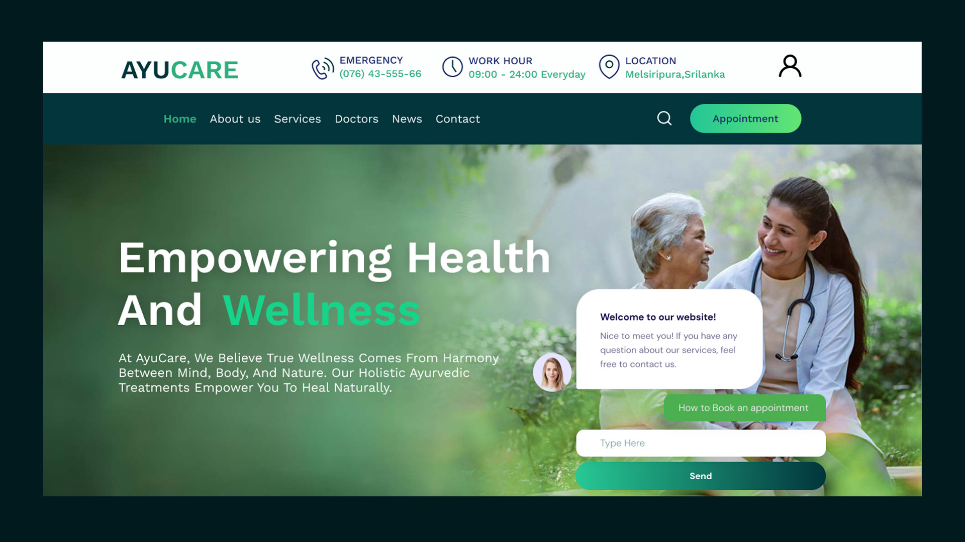 Healthcare Clinic Website Design