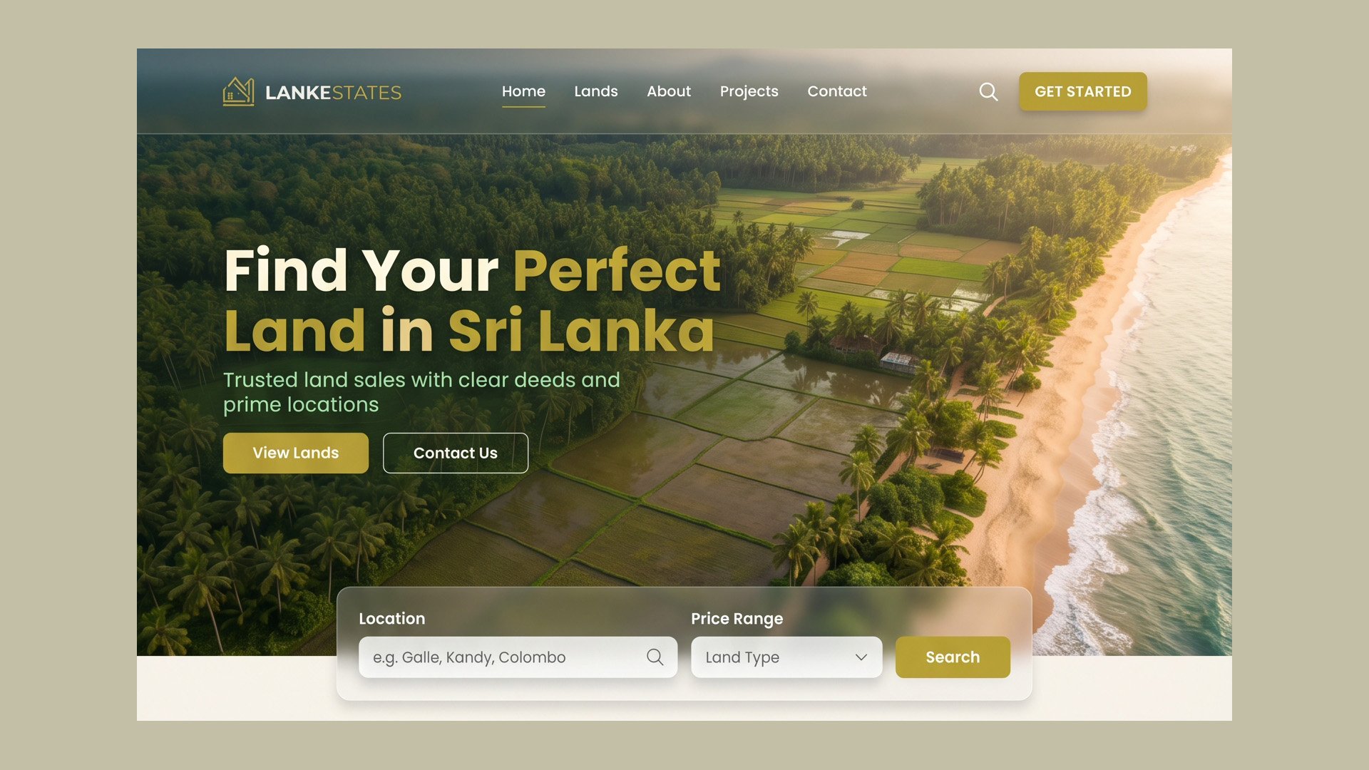 Real Estate Property Website Design