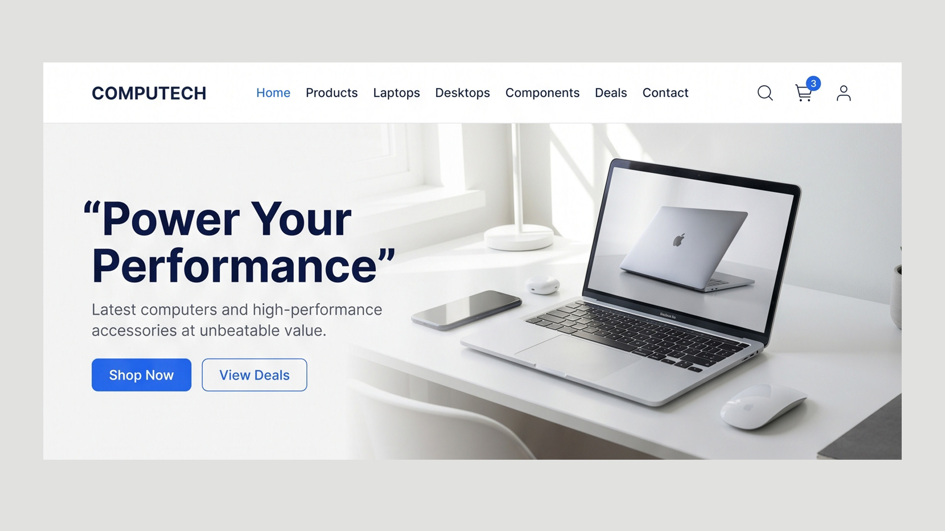 Computer Shop E-Commerce Website