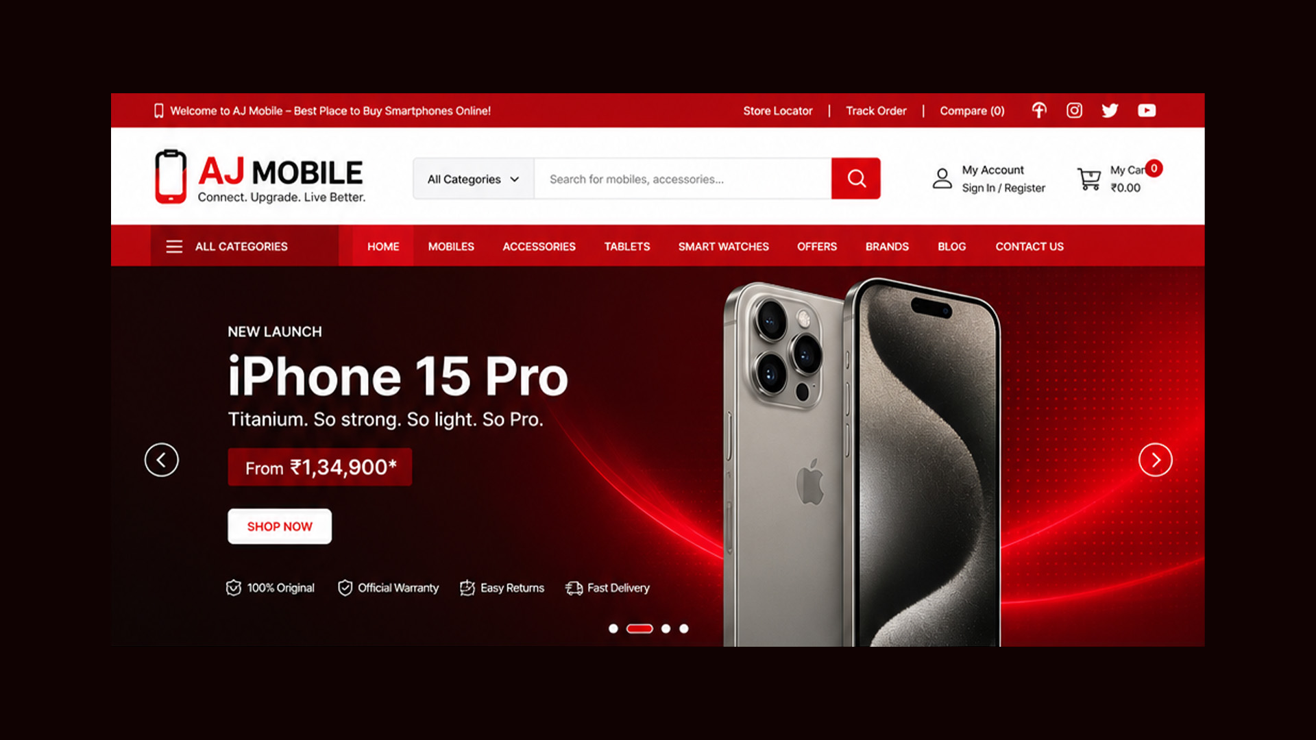 Mobile Store E-Commerce UI